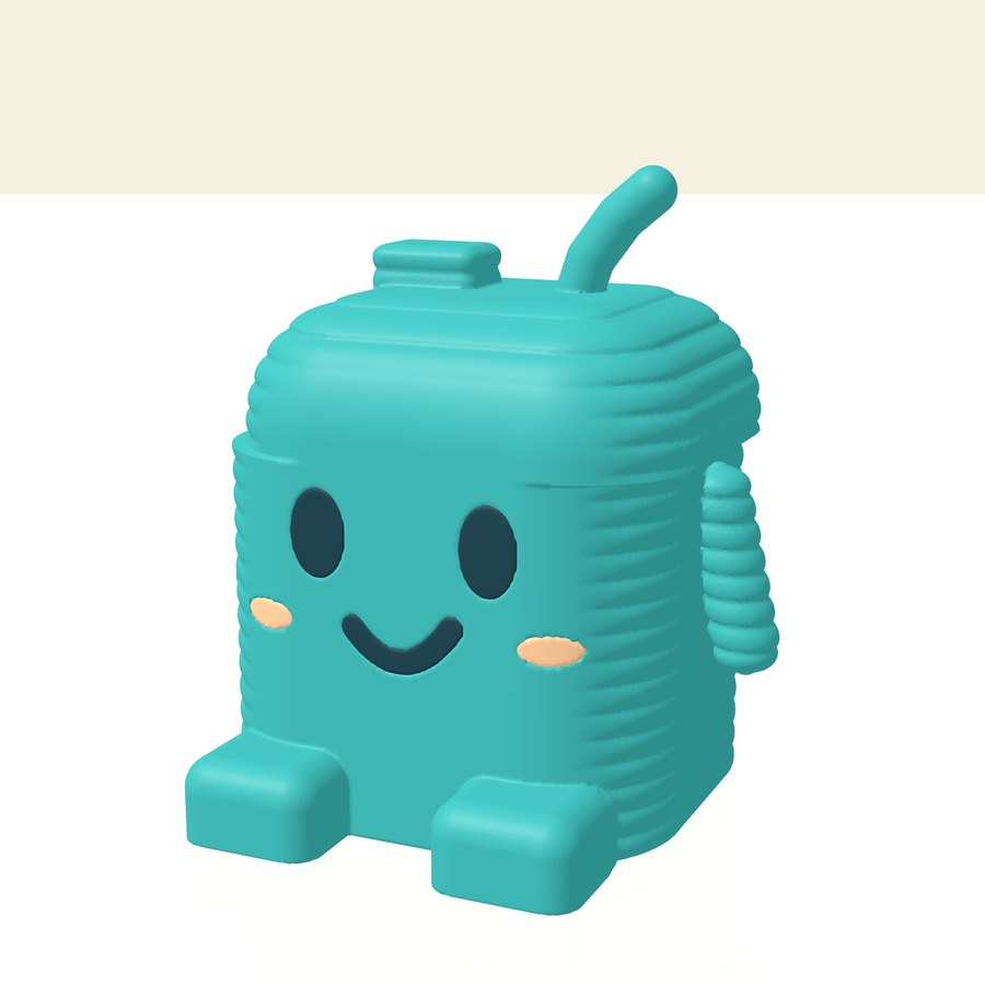 The Benchbound mascot as a 3D model